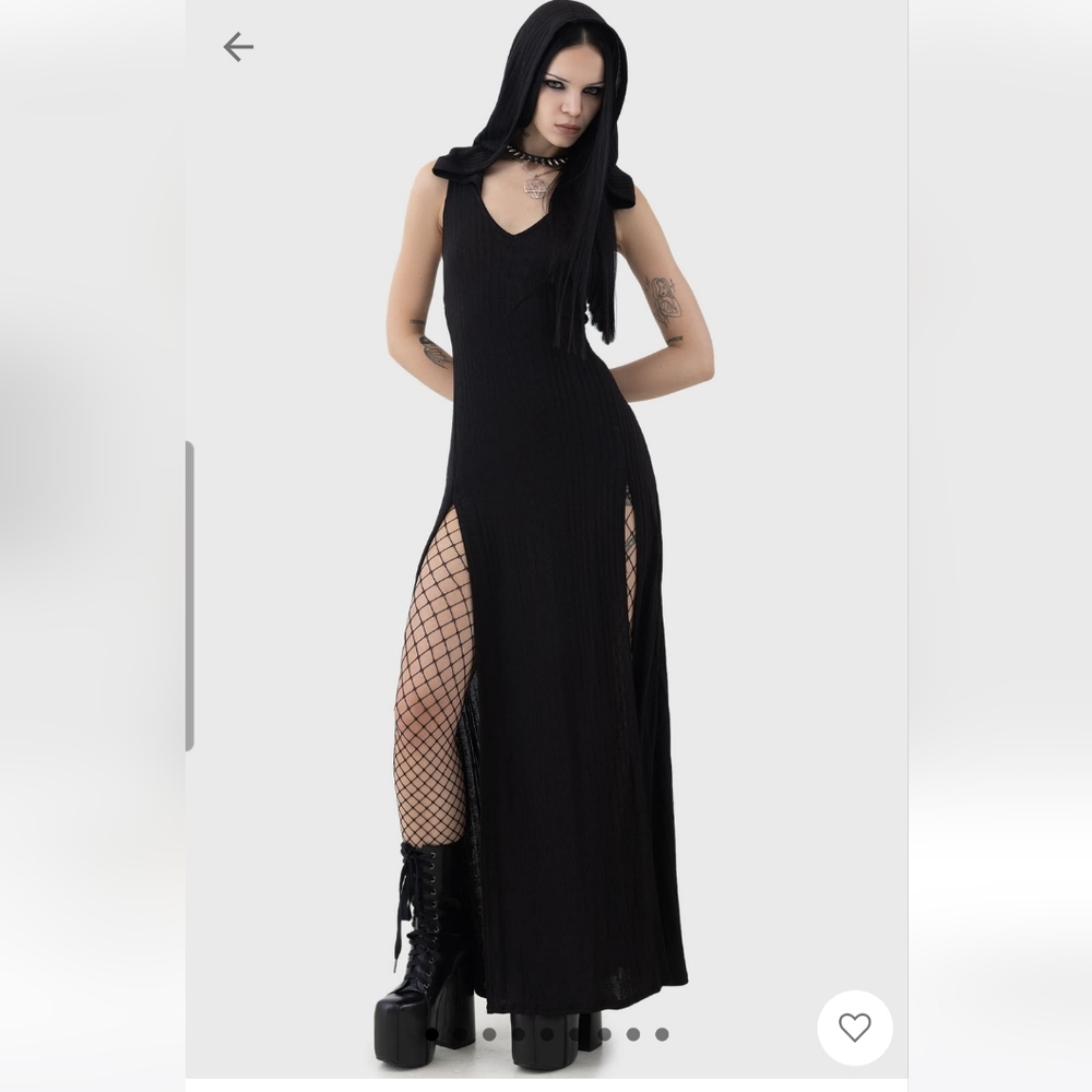 Killstar hexin hooded dress size medium